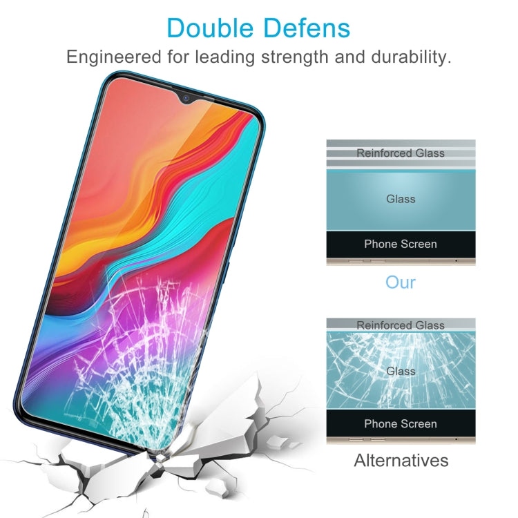 50 PCS 0.26mm 9H 2.5D Tempered Glass Film For Infinix Hot 8 Lite