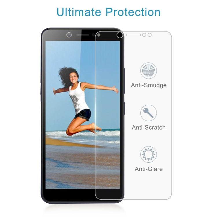 50 PCS 0.26mm 9H 2.5D Tempered Glass Film For Infinix Itel A44