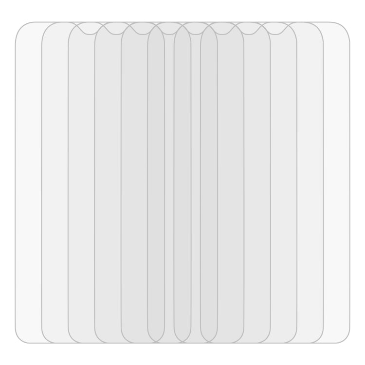 50 PCS 0.26mm 9H 2.5D Tempered Glass Film For Leagoo M12