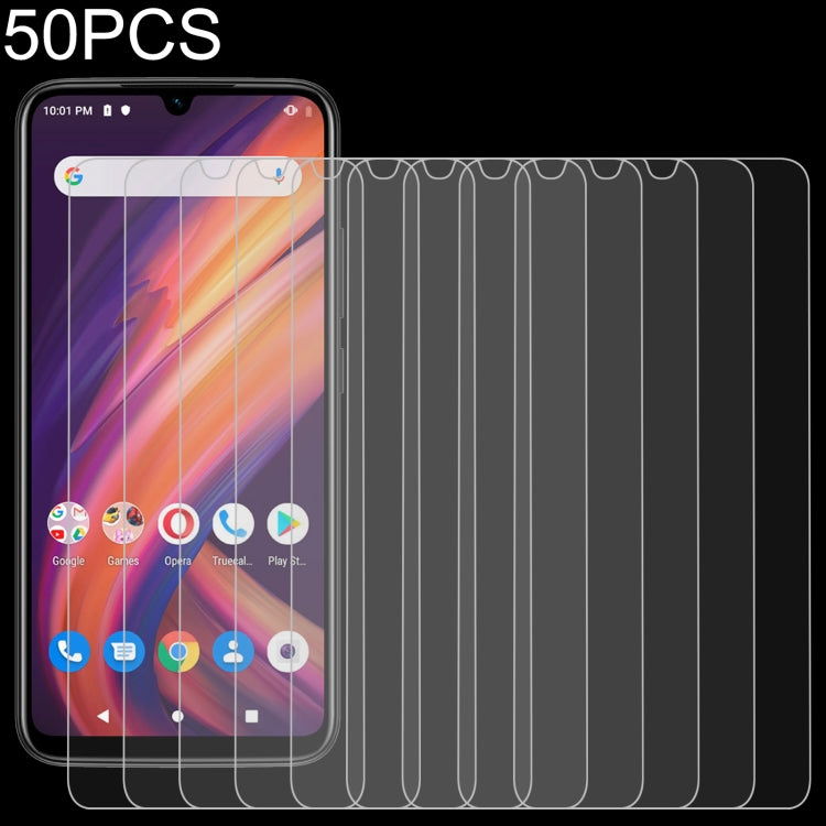 50 PCS 0.26mm 9H 2.5D Tempered Glass Film For Lenovo A6 Note