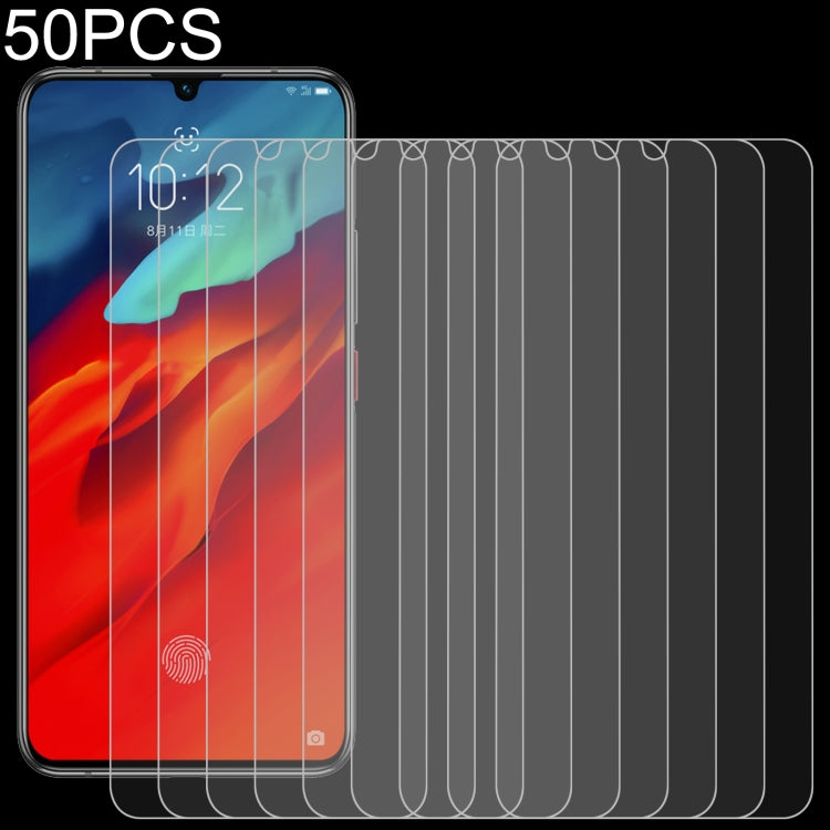 50 PCS 0.26mm 9H 2.5D Tempered Glass Film For Lenovo Z6