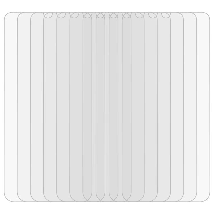 50 PCS 0.26mm 9H 2.5D Tempered Glass Film For LG G8X ThinQ