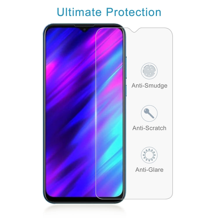 50 PCS 0.26mm 9H 2.5D Tempered Glass Film For Meizu M10