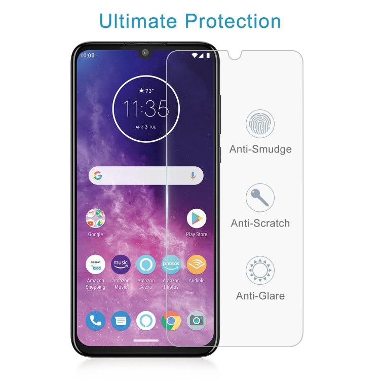 50 PCS 0.26mm 9H 2.5D Tempered Glass Film For Motorola One Zoom / One Pro
