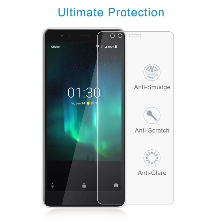 50 PCS 0.26mm 9H 2.5D Tempered Glass Film For Nokia 3.1 C