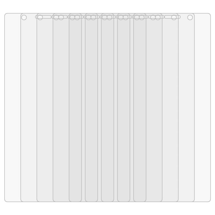 50 PCS 0.26mm 9H 2.5D Tempered Glass Film For Sony Xperia 2