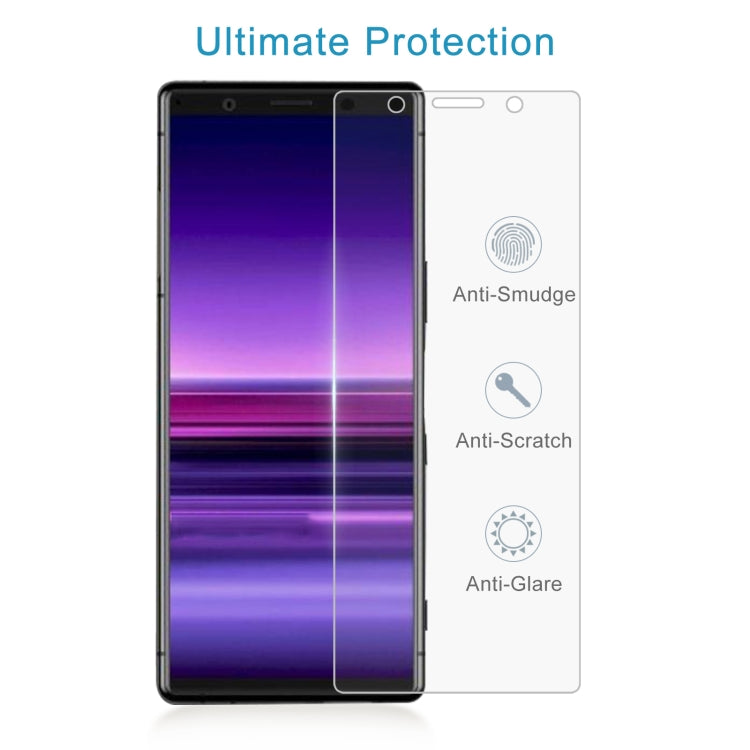 50 PCS 0.26mm 9H 2.5D Tempered Glass Film For Sony Xperia 2