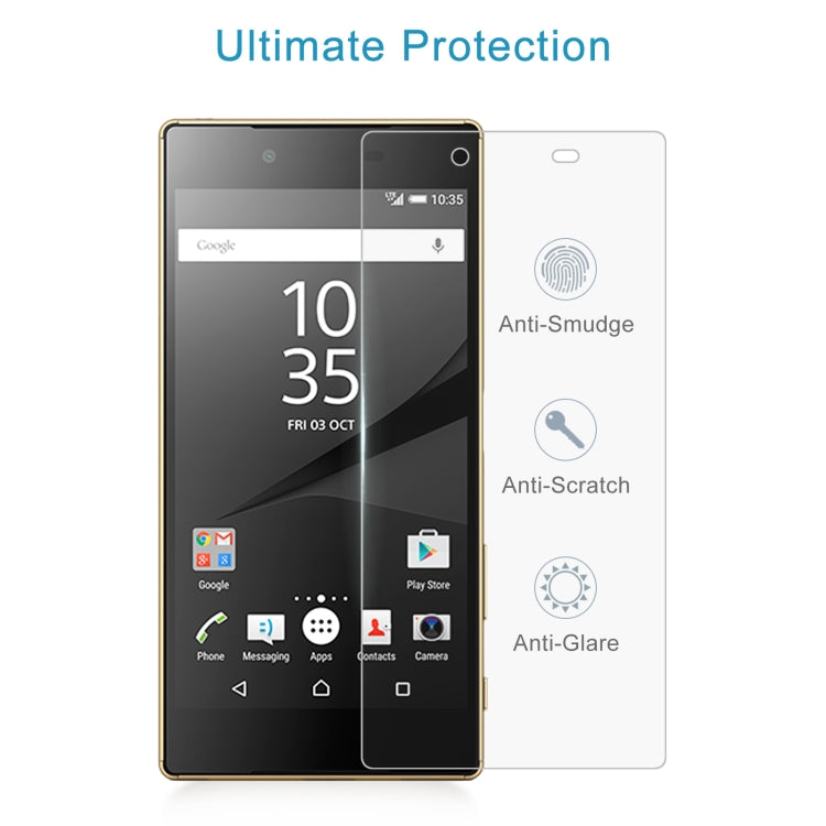 50 PCS 0.26mm 9H 2.5D Tempered Glass Film For Sony Xperia XZ5