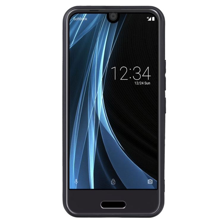 TPU Phone Case For Sharp Aquos R Compact/701SH/SHV41/SH-M06(Black)