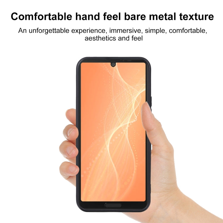 TPU Phone Case For Sharp Aquos sense/SH-01K/SHV40/SH-M05(Black)