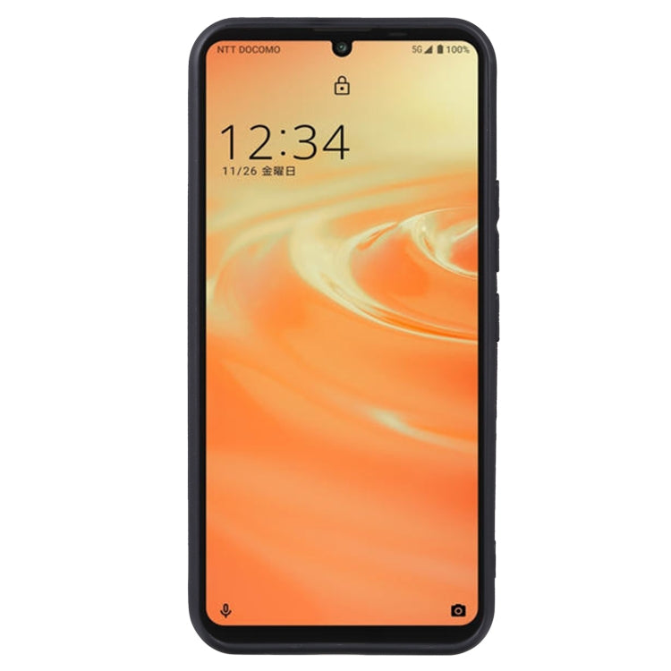 TPU Phone Case For Sharp Aquos Sense6(Black)