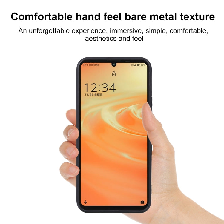 TPU Phone Case For Sharp Aquos Sense6(Black)