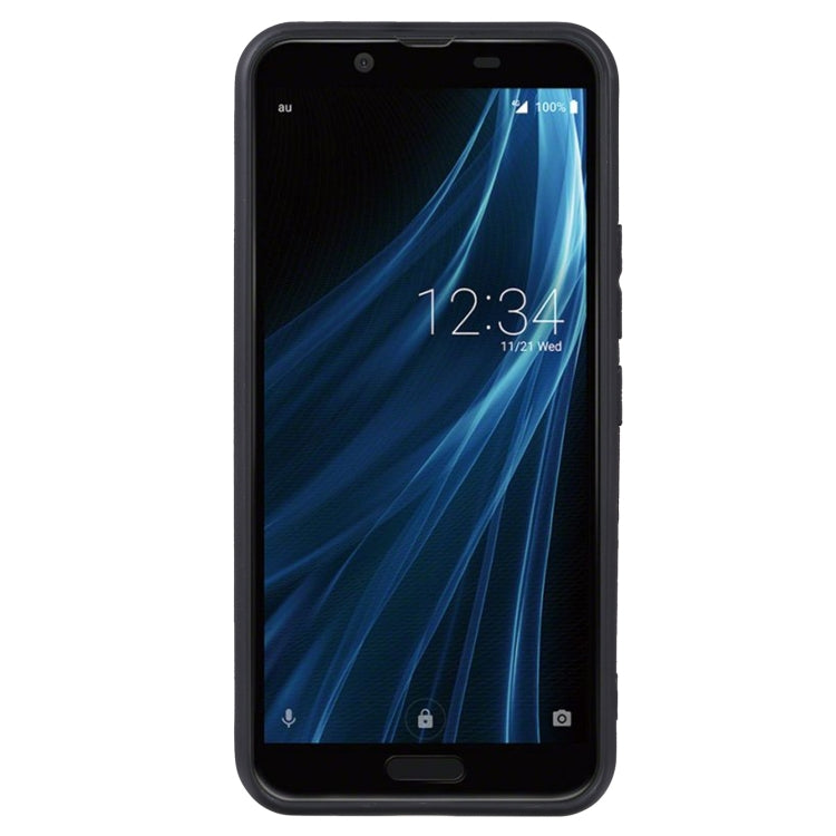 TPU Phone Case For Sharp Aquos sense 2/SH-M08/SH-01L/SHV43(Black)