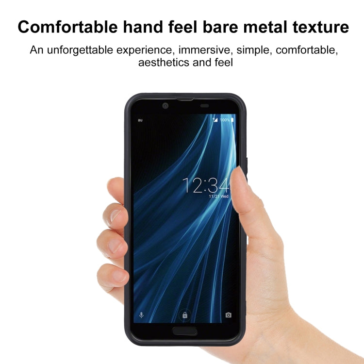 TPU Phone Case For Sharp Aquos sense 2/SH-M08/SH-01L/SHV43(Black)