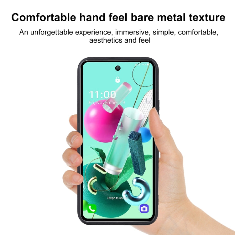 TPU Phone Case For LG K92 5G(Pudding Black)