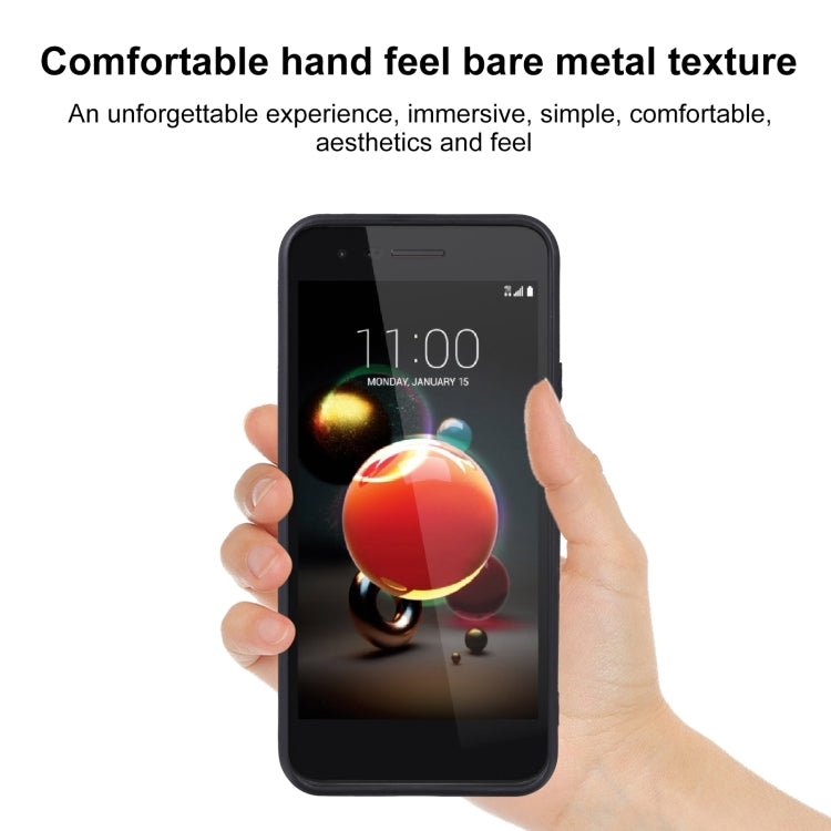 TPU Phone Case For LG Aristo 2(Pudding Black)