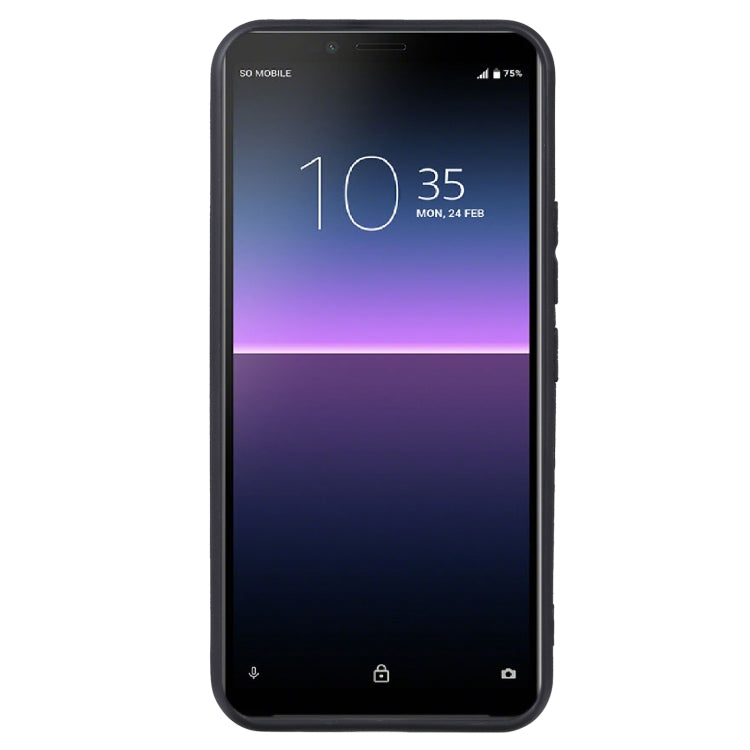 TPU Phone Case For Sony Xperia 10 II(Pudding Black)