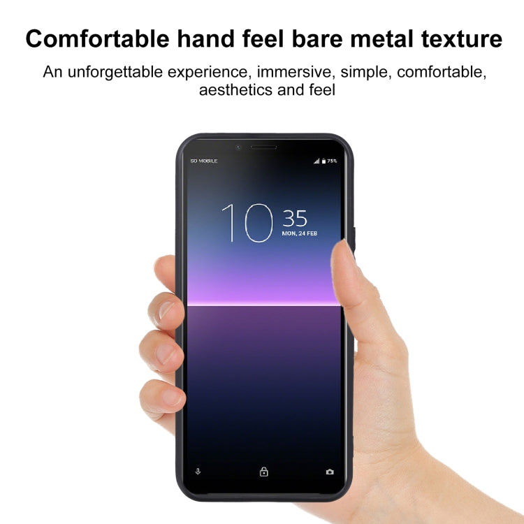 TPU Phone Case For Sony Xperia 10 II(Pudding Black)
