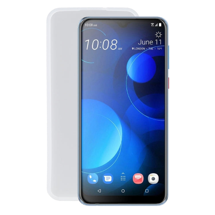 TPU Phone Case For HTC Desire 19+(Pudding Grey)