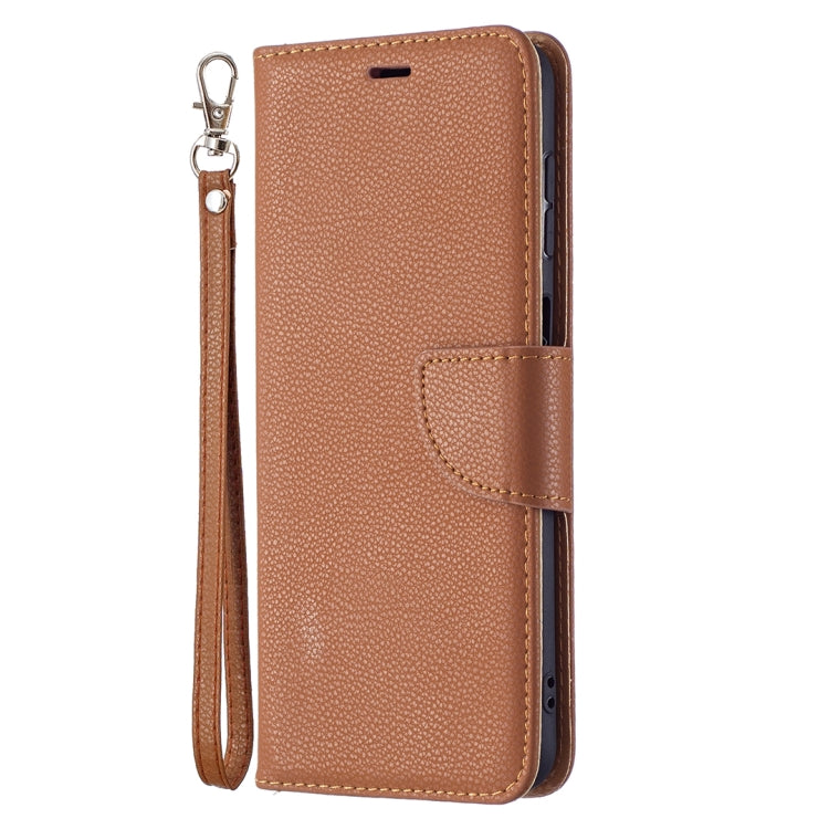 For Samsung Galaxy A13 5G Litchi Texture Pure Color Horizontal Flip Leather Phone Case with Holder & Card Slots & Wallet & Lanyard