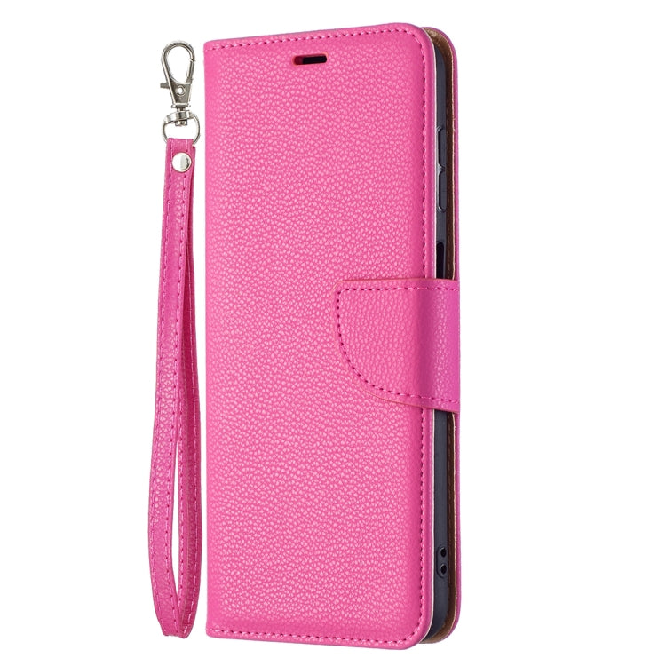 For Samsung Galaxy A13 5G Litchi Texture Pure Color Horizontal Flip Leather Phone Case with Holder & Card Slots & Wallet & Lanyard