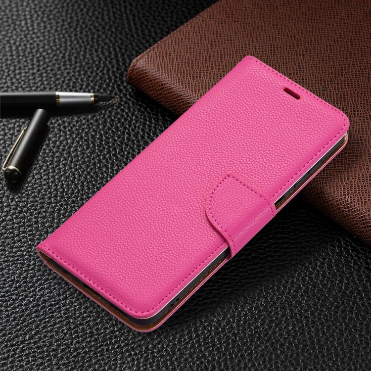 For Samsung Galaxy A13 5G Litchi Texture Pure Color Horizontal Flip Leather Phone Case with Holder & Card Slots & Wallet & Lanyard
