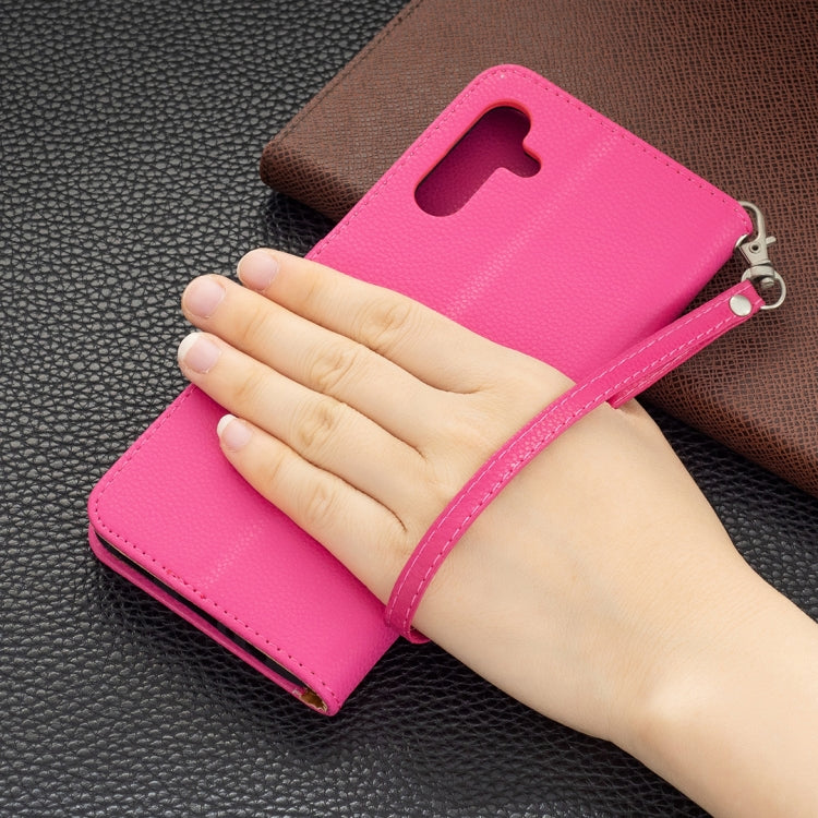 For Samsung Galaxy A13 5G Litchi Texture Pure Color Horizontal Flip Leather Phone Case with Holder & Card Slots & Wallet & Lanyard