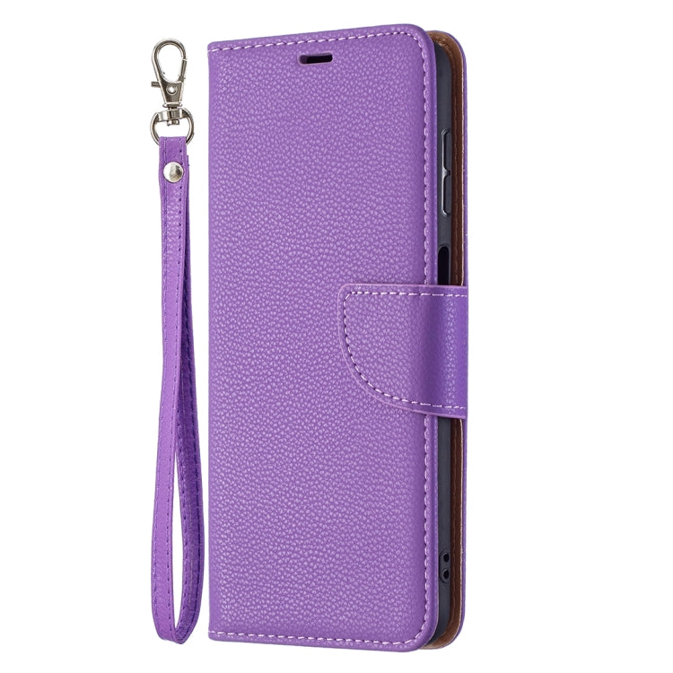 For Samsung Galaxy A13 5G Litchi Texture Pure Color Horizontal Flip Leather Phone Case with Holder & Card Slots & Wallet & Lanyard