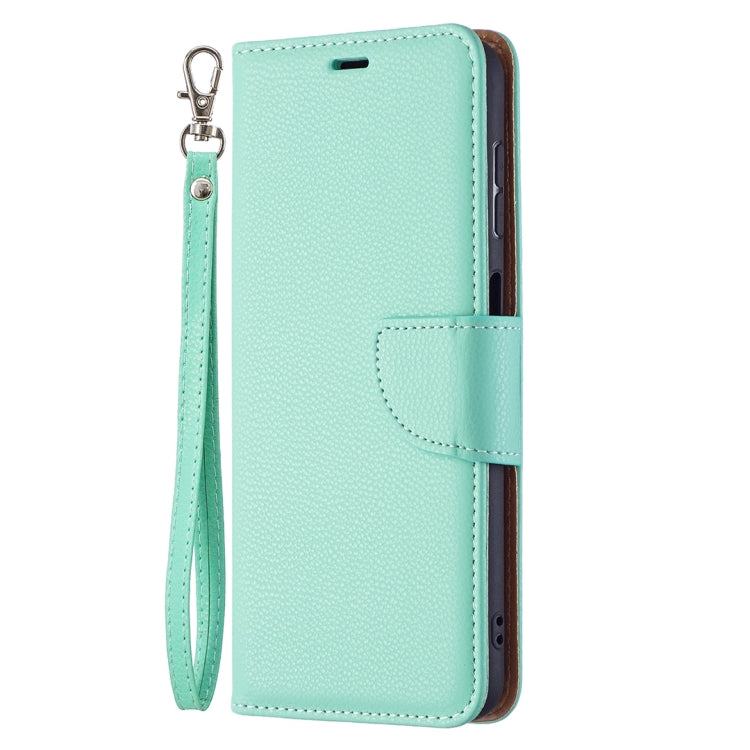 For Samsung Galaxy A13 5G Litchi Texture Pure Color Horizontal Flip Leather Phone Case with Holder & Card Slots & Wallet & Lanyard
