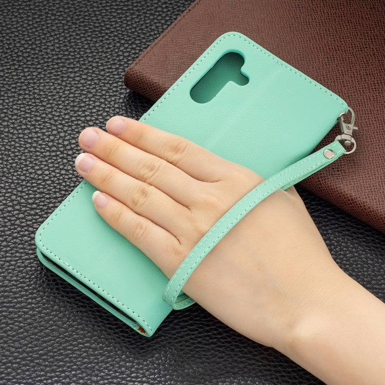For Samsung Galaxy A13 5G Litchi Texture Pure Color Horizontal Flip Leather Phone Case with Holder & Card Slots & Wallet & Lanyard