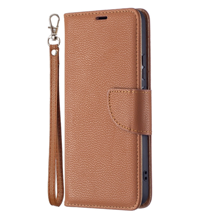 For Samsung Galaxy S22+ 5G Litchi Texture Pure Color Horizontal Flip Leather Phone Case with Holder & Card Slots & Wallet & Lanyard