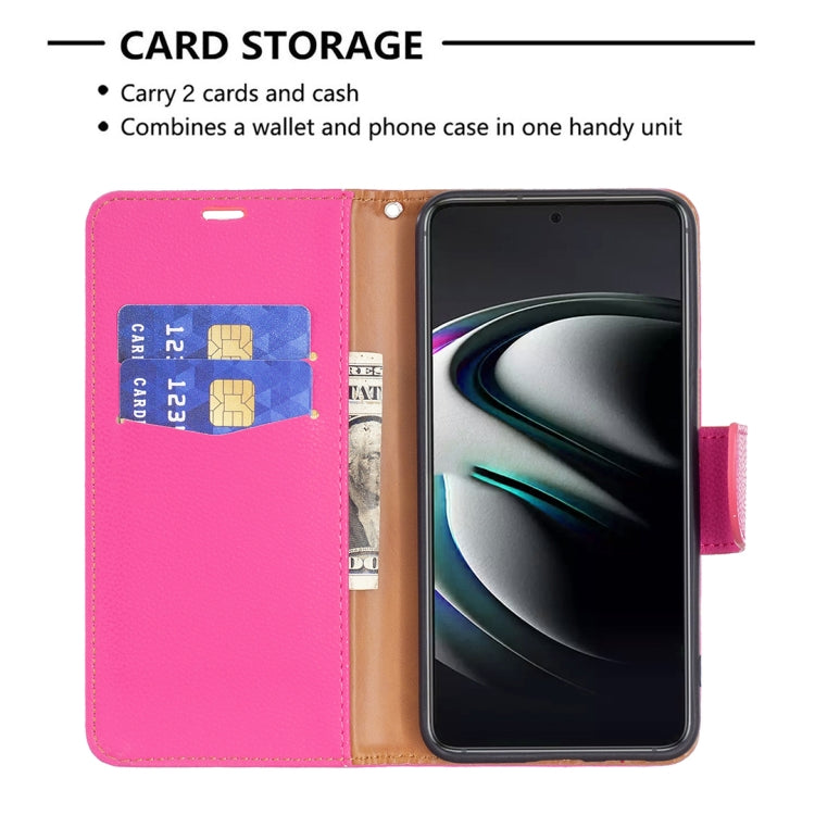 For Samsung Galaxy S22+ 5G Litchi Texture Pure Color Horizontal Flip Leather Phone Case with Holder & Card Slots & Wallet & Lanyard
