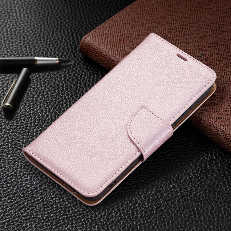 For Samsung Galaxy S22+ 5G Litchi Texture Pure Color Horizontal Flip Leather Phone Case with Holder & Card Slots & Wallet & Lanyard
