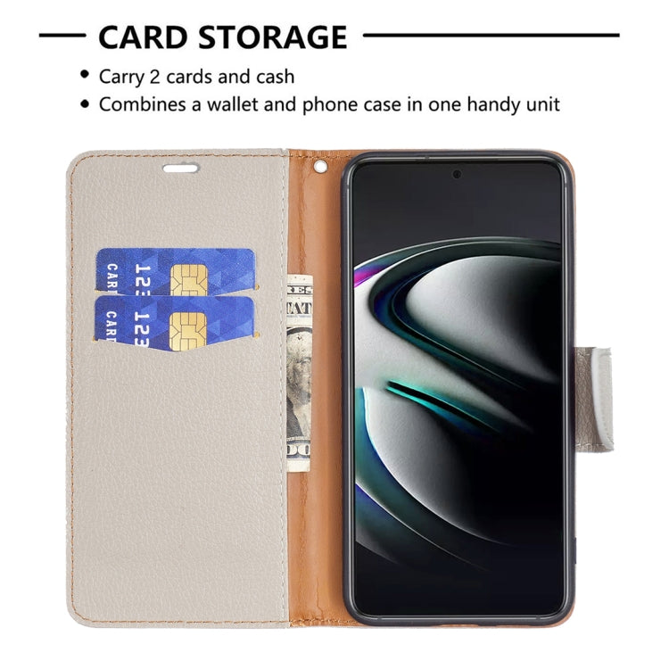 For Samsung Galaxy S22+ 5G Litchi Texture Pure Color Horizontal Flip Leather Phone Case with Holder & Card Slots & Wallet & Lanyard