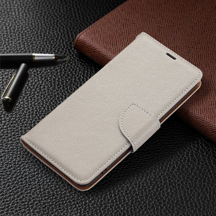 For Samsung Galaxy S22+ 5G Litchi Texture Pure Color Horizontal Flip Leather Phone Case with Holder & Card Slots & Wallet & Lanyard