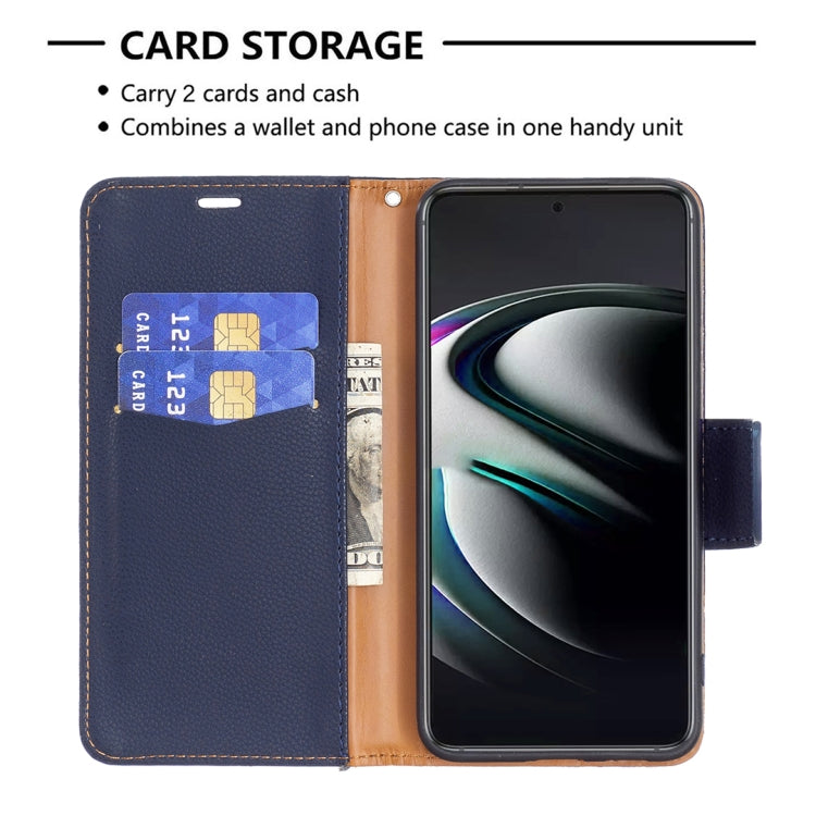 For Samsung Galaxy S22+ 5G Litchi Texture Pure Color Horizontal Flip Leather Phone Case with Holder & Card Slots & Wallet & Lanyard