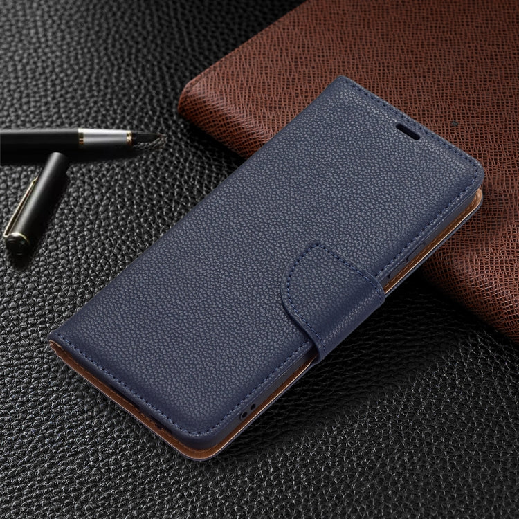 For Samsung Galaxy S22+ 5G Litchi Texture Pure Color Horizontal Flip Leather Phone Case with Holder & Card Slots & Wallet & Lanyard