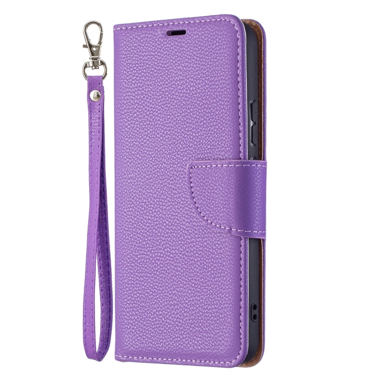 For Samsung Galaxy S22+ 5G Litchi Texture Pure Color Horizontal Flip Leather Phone Case with Holder & Card Slots & Wallet & Lanyard