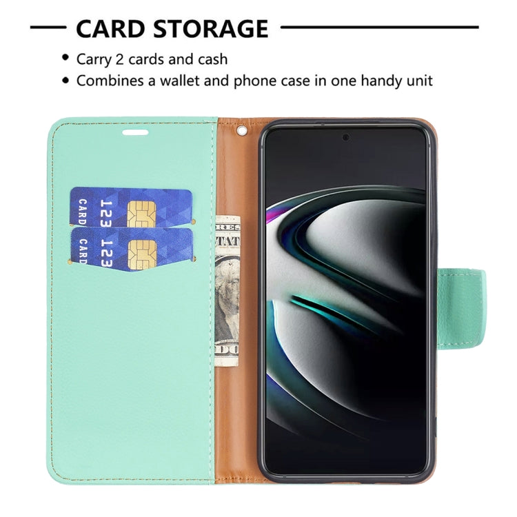 For Samsung Galaxy S22+ 5G Litchi Texture Pure Color Horizontal Flip Leather Phone Case with Holder & Card Slots & Wallet & Lanyard