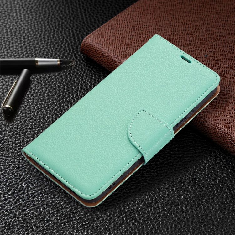 For Samsung Galaxy S22+ 5G Litchi Texture Pure Color Horizontal Flip Leather Phone Case with Holder & Card Slots & Wallet & Lanyard