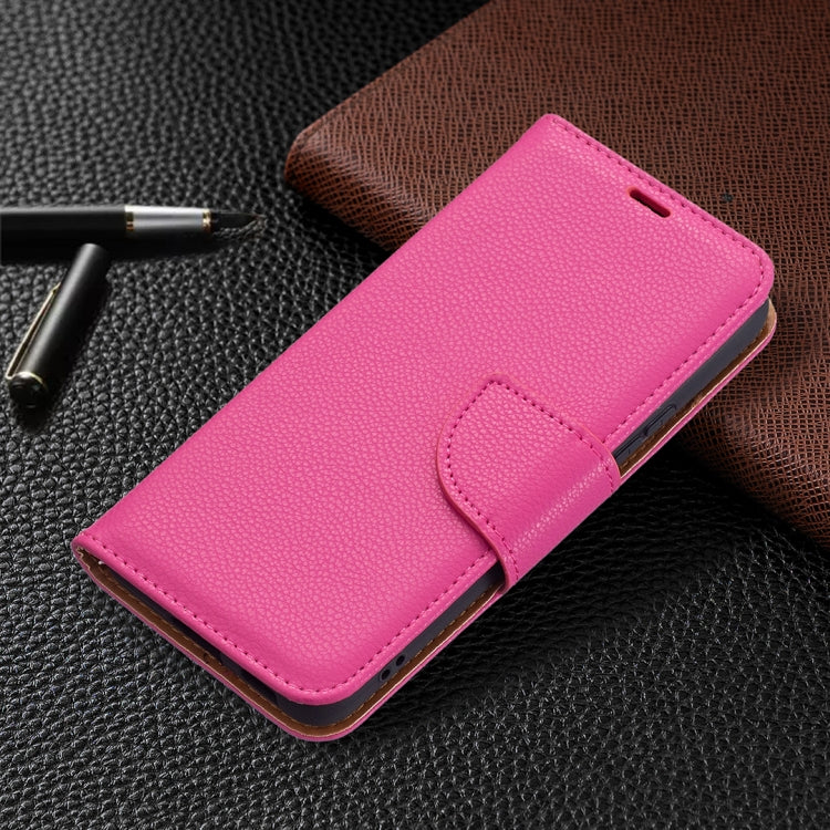 For Samsung Galaxy S22 5G Litchi Texture Pure Color Horizontal Flip Leather Phone Case with Holder & Card Slots & Wallet & Lanyard