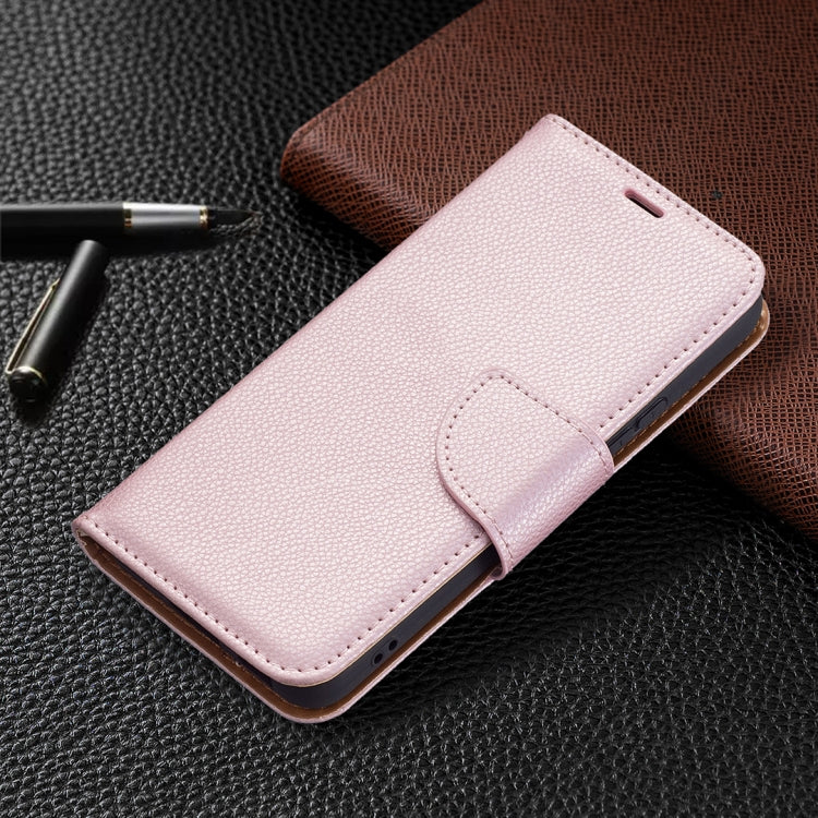 For Samsung Galaxy S22 5G Litchi Texture Pure Color Horizontal Flip Leather Phone Case with Holder & Card Slots & Wallet & Lanyard