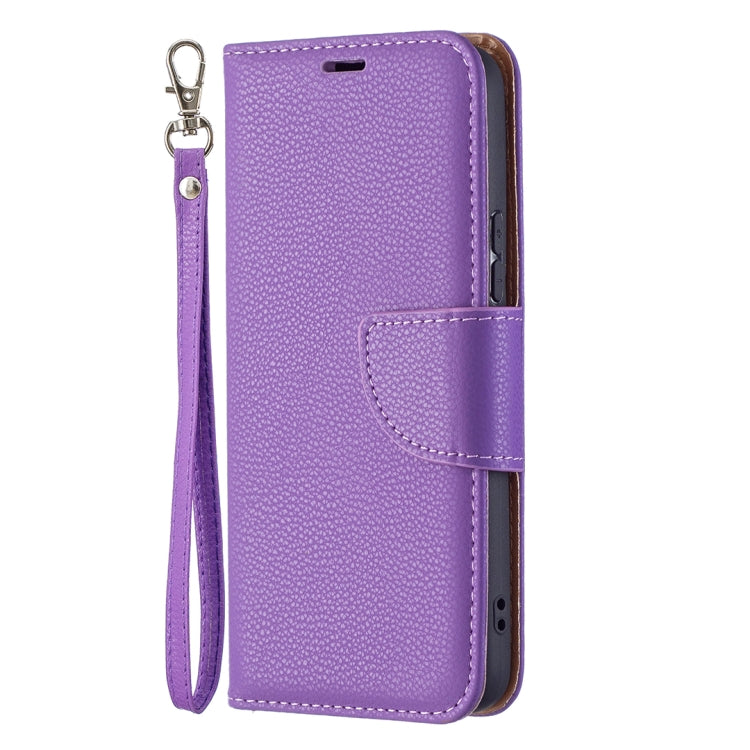 For Samsung Galaxy S22 5G Litchi Texture Pure Color Horizontal Flip Leather Phone Case with Holder & Card Slots & Wallet & Lanyard