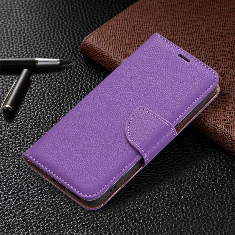 For Samsung Galaxy S22 5G Litchi Texture Pure Color Horizontal Flip Leather Phone Case with Holder & Card Slots & Wallet & Lanyard