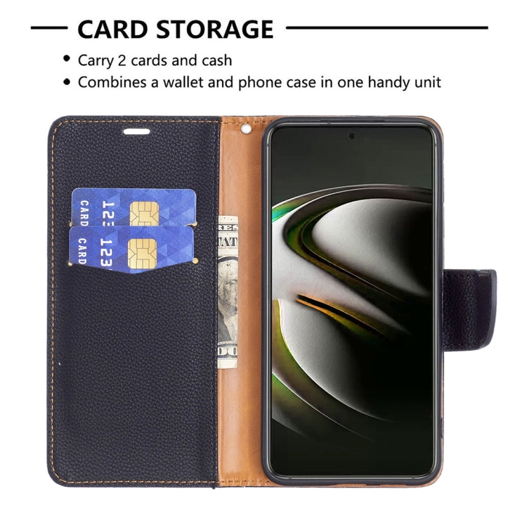 For Samsung Galaxy S22 5G Litchi Texture Pure Color Horizontal Flip Leather Phone Case with Holder & Card Slots & Wallet & Lanyard