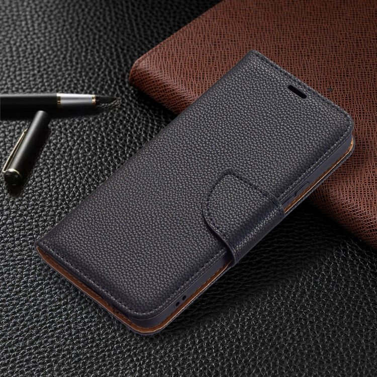For Samsung Galaxy S22 5G Litchi Texture Pure Color Horizontal Flip Leather Phone Case with Holder & Card Slots & Wallet & Lanyard