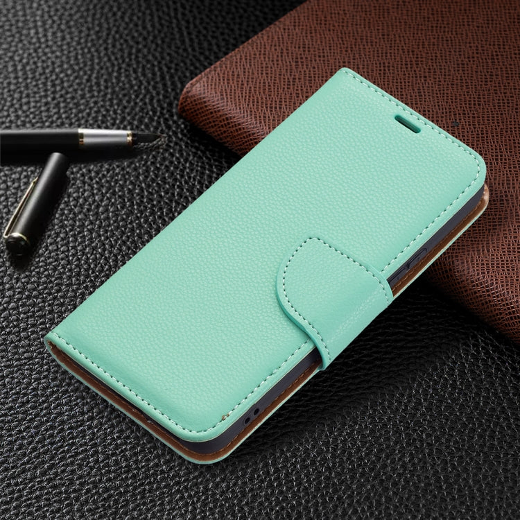For Samsung Galaxy S22 5G Litchi Texture Pure Color Horizontal Flip Leather Phone Case with Holder & Card Slots & Wallet & Lanyard