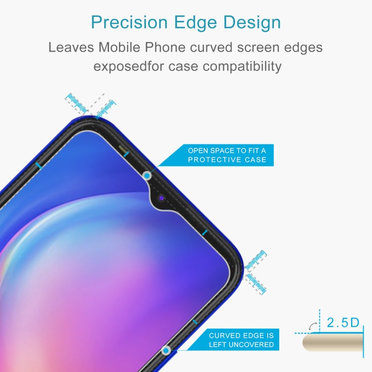 0.26mm 9H 2.5D Tempered Glass Film For Tecno Spark Go