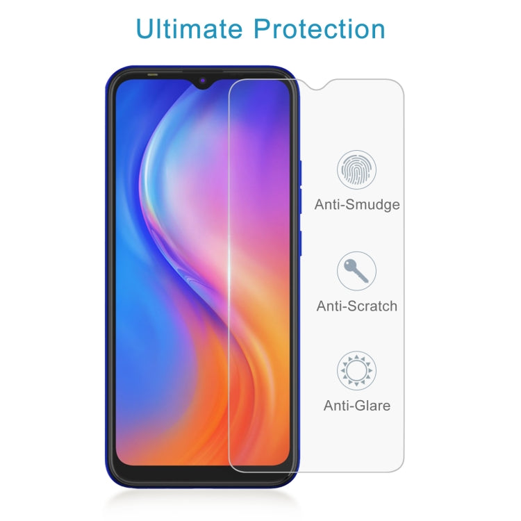 0.26mm 9H 2.5D Tempered Glass Film For Tecno Spark Go