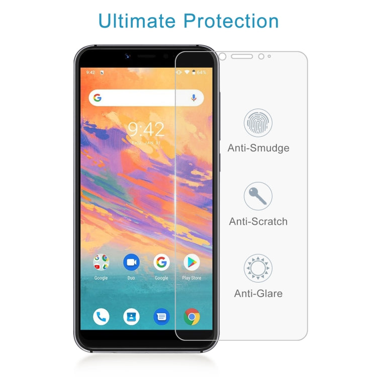 0.26mm 9H 2.5D Tempered Glass Film For Umidigi A3S